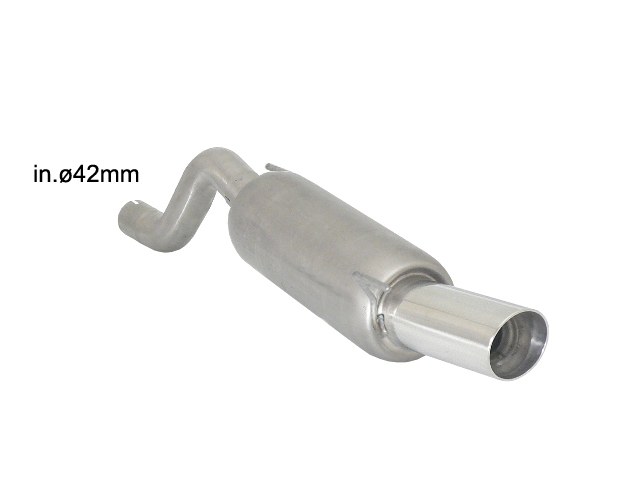 10-0519-604U7gkxwyvNHZR Ragazzon rear silencer 1x 90mm round Sport Line