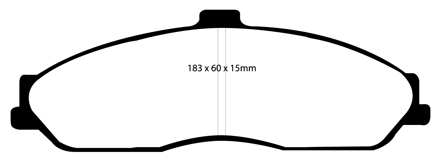A1162 EBC Bluestuff NDX Rennbremsbeläge vorne