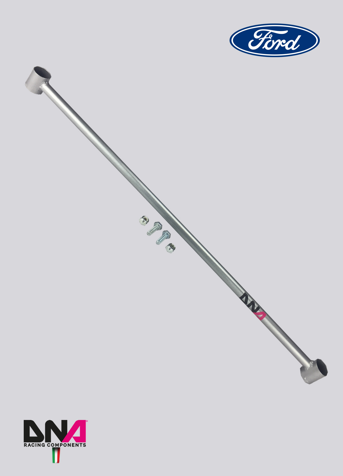PC1066 DNA Racing Versteifungsstange Hinterachse Federstahl 20 mm