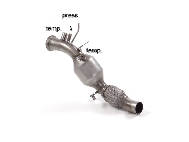 54-0393-01 Ragazzon Katalysator Gruppe N + Partikelfilter-Ersatzrohr Gruppe N