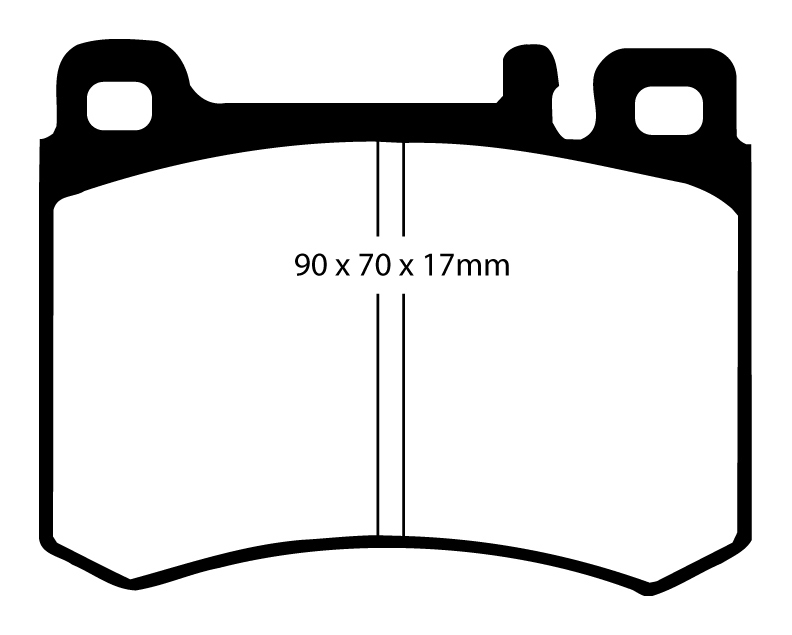EBC Blackstuff Brake pads front