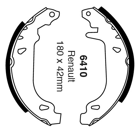 A6410 EBC Premium Bremsbacken