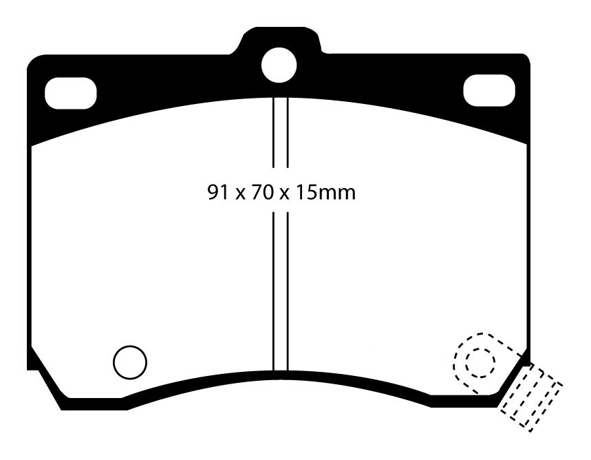 EBC Blackstuff Brake pads front