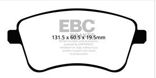 EBC Blackstuff Bremsbeläge vorne
