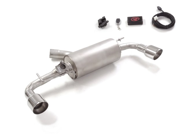 50-0961-61 Ragazzon Duplex rear silencer group N 1x 102mm round Sport Line