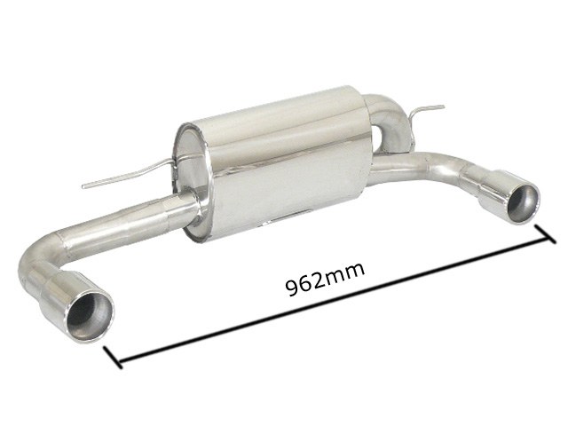 Ragazzon Duplex-Endschalldämpfer 1x 90mm rund