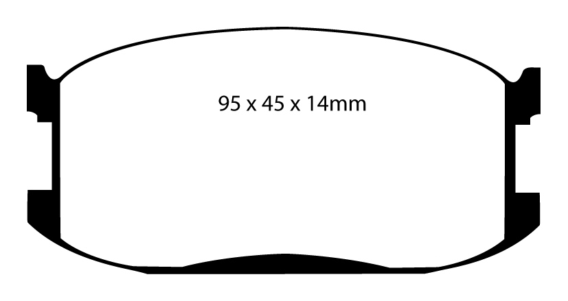 EBC Blackstuff Brake pads front