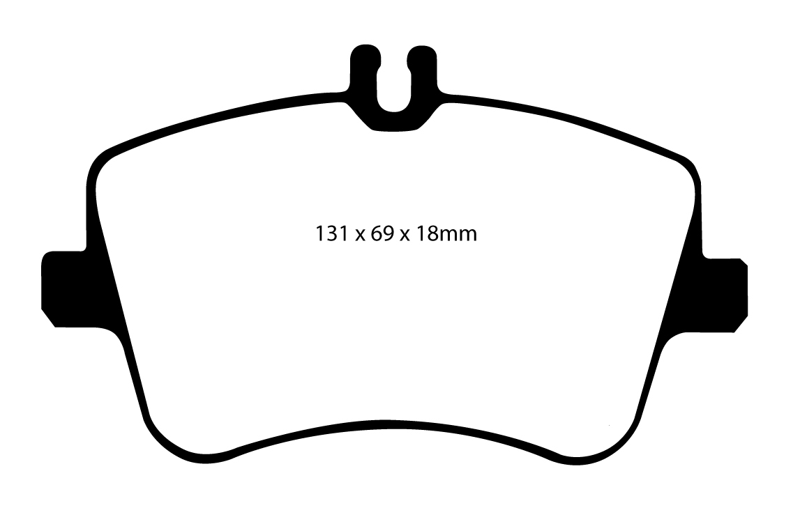 A1365 EBC Blackstuff Brake pads front