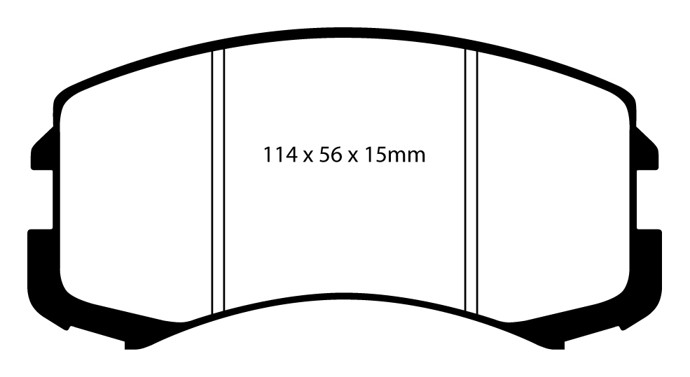 EBC Blackstuff Brake pads front