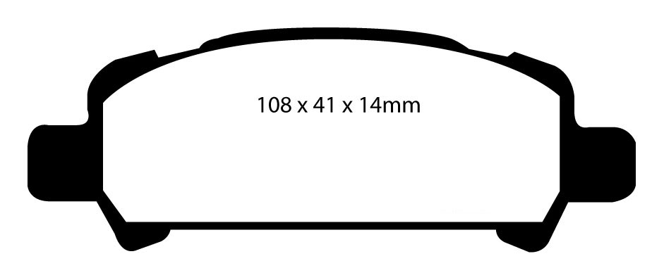 A1293 EBC racing brake pads RP1 rear
