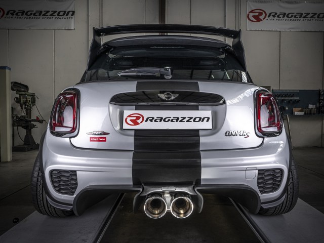 Ragazzon rear silencer 129mm centered Sport Line