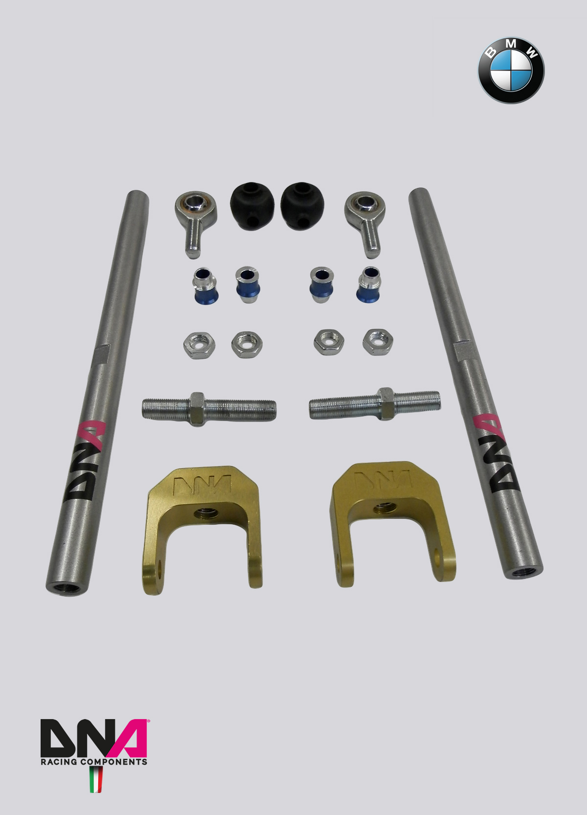 PC0446-2 DNA Racing Rear Camber Suspension Tie Rods Kit