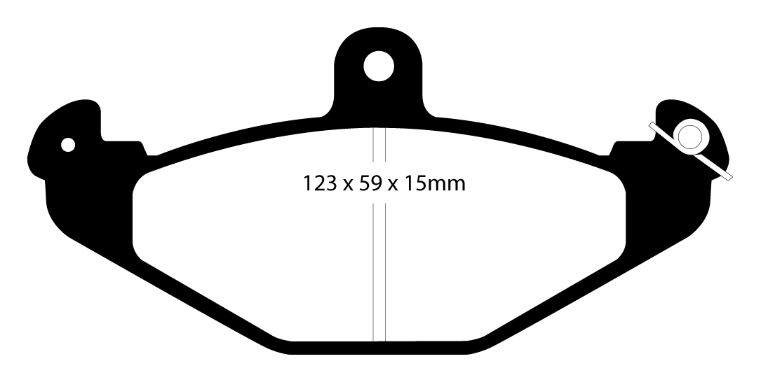 EBC Yellowstuff Bremsbeläge hinten
