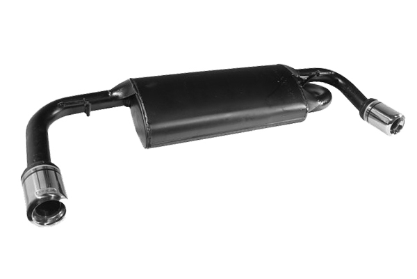 128-303-07-2 Ulter Sport Duplex Endschalldämpfer 1x 80mm rund