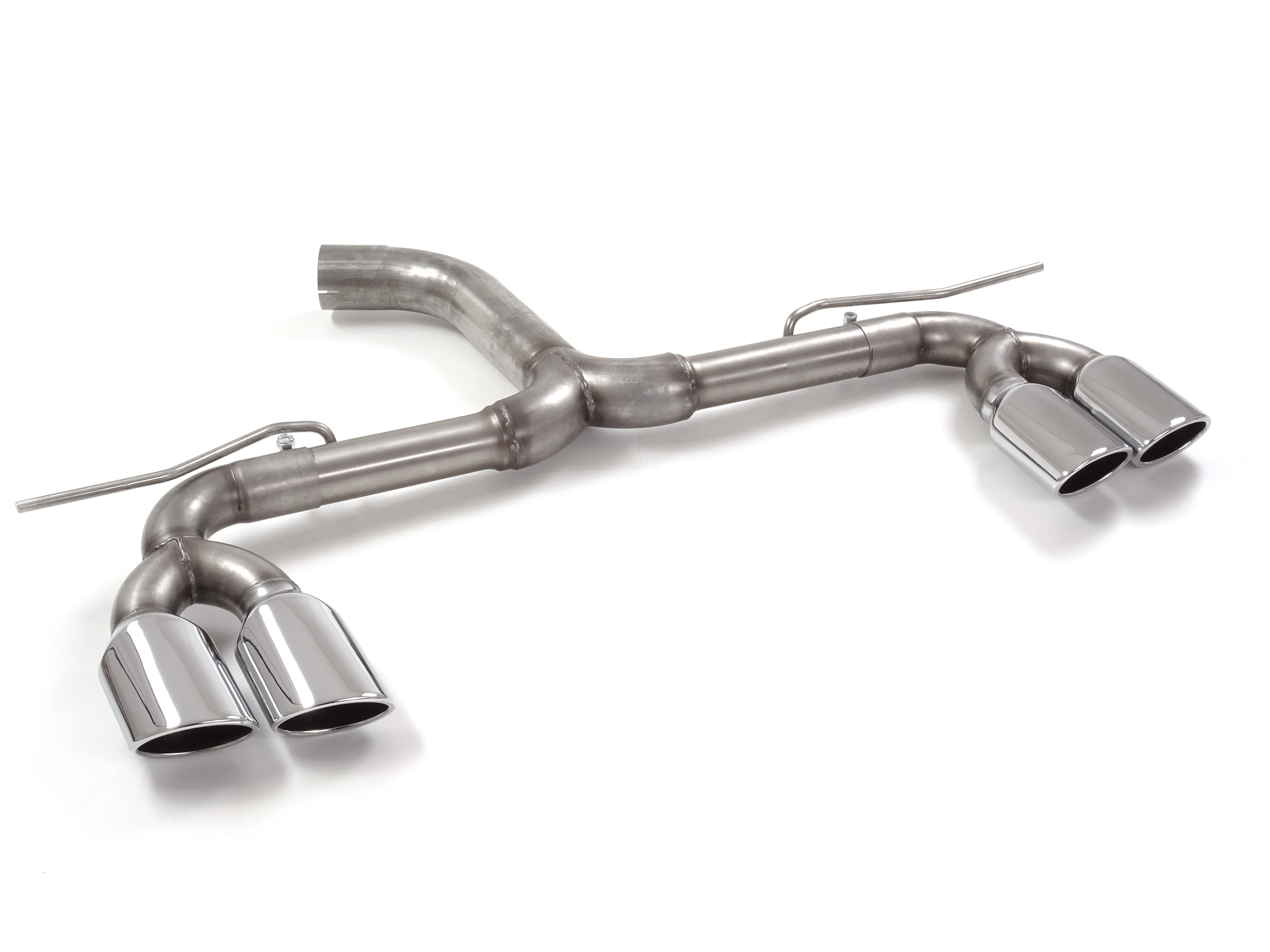 Ragazzon duplex tailpipe system group N 2x 108x70mm oval