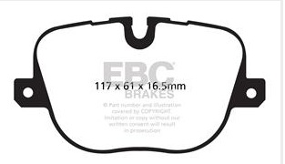 EBC Blackstuff Brake pads rear