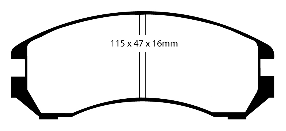EBC Blackstuff Brake pads front