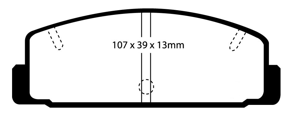 A0729 EBC Yellowstuff Brake pads rear