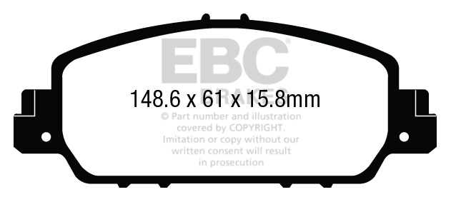 EBC Yellowstuff Bremsbeläge vorne