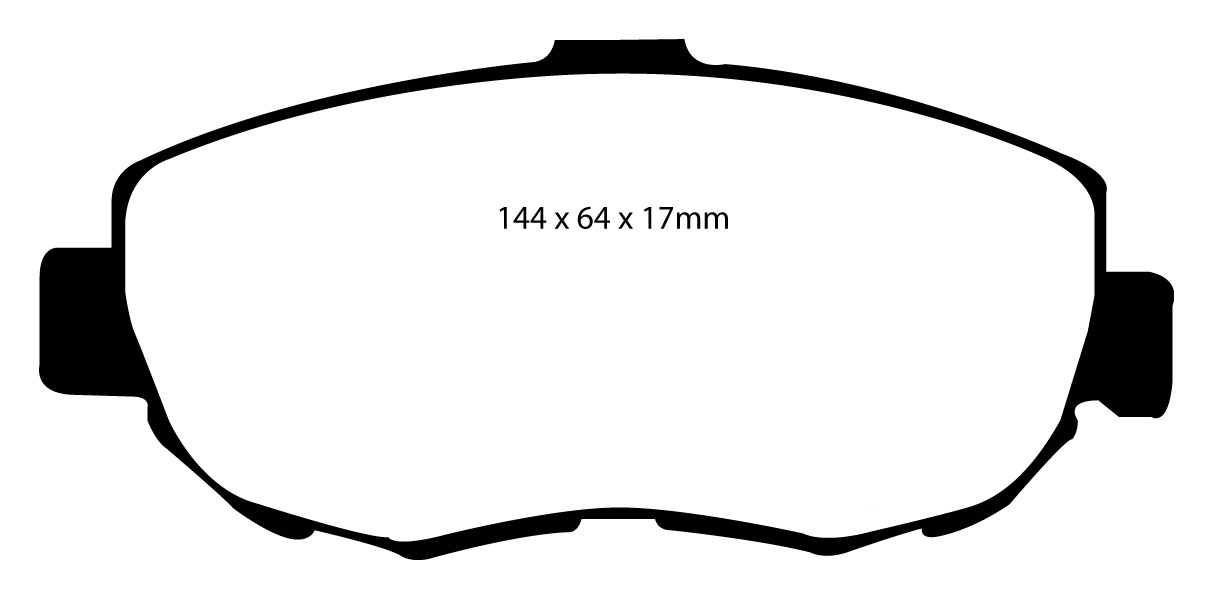 A1223 EBC Yellowstuff Brake pads front