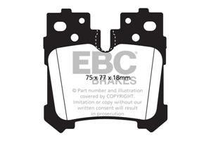 EBC Blackstuff Brake pads rear