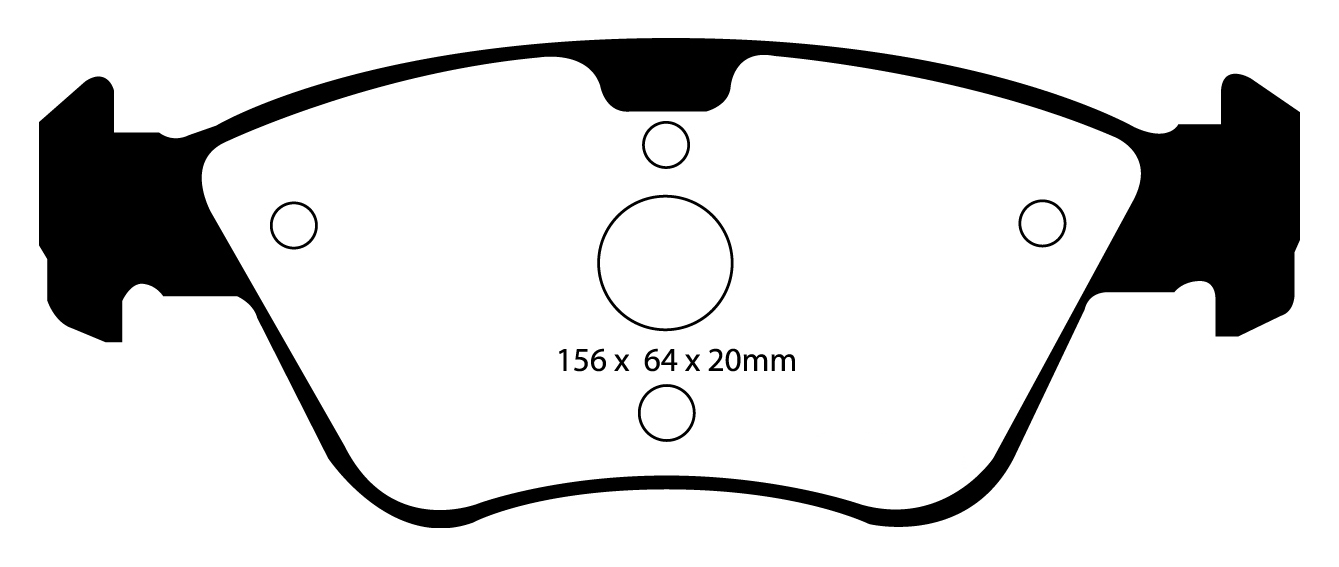 A1075 EBC Blackstuff Brake pads front
