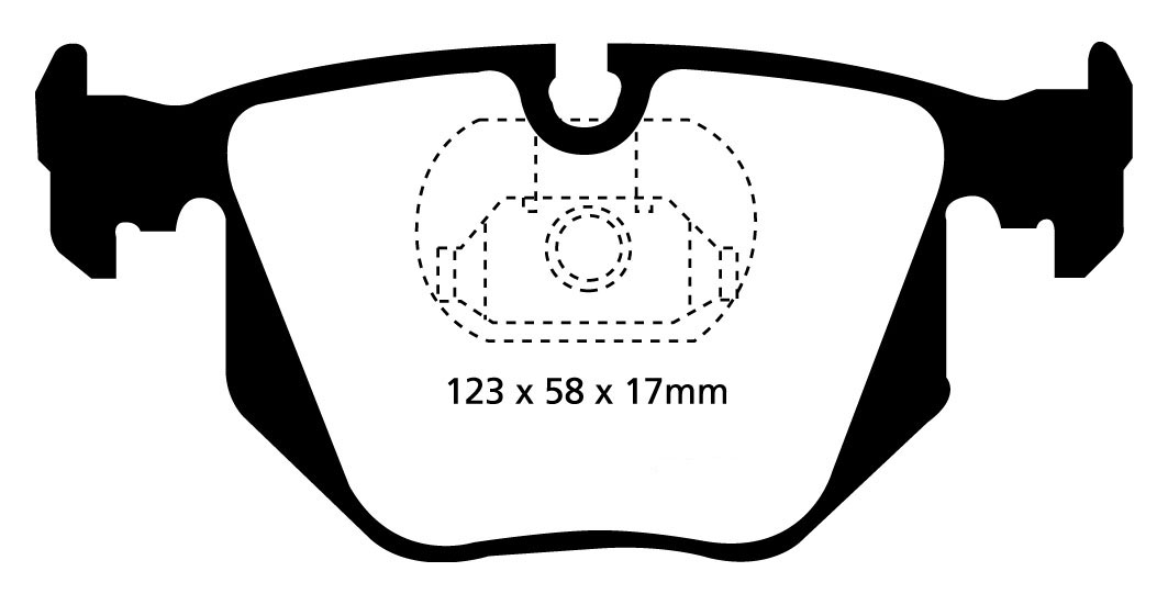 EBC Rennbremsbeläge RP-X hinten