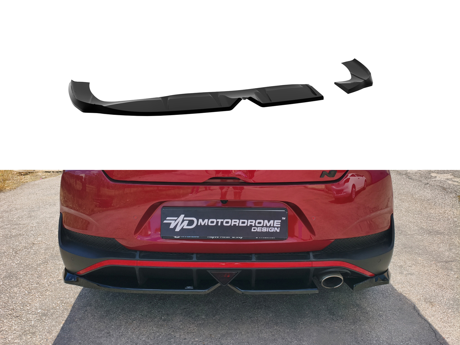 Motordrome Heck Splitter