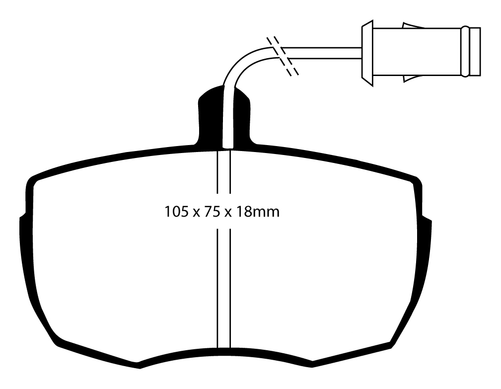 A0622 EBC Blackstuff Brake pads front