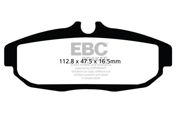 EBC Yellowstuff Bremsbeläge hinten
