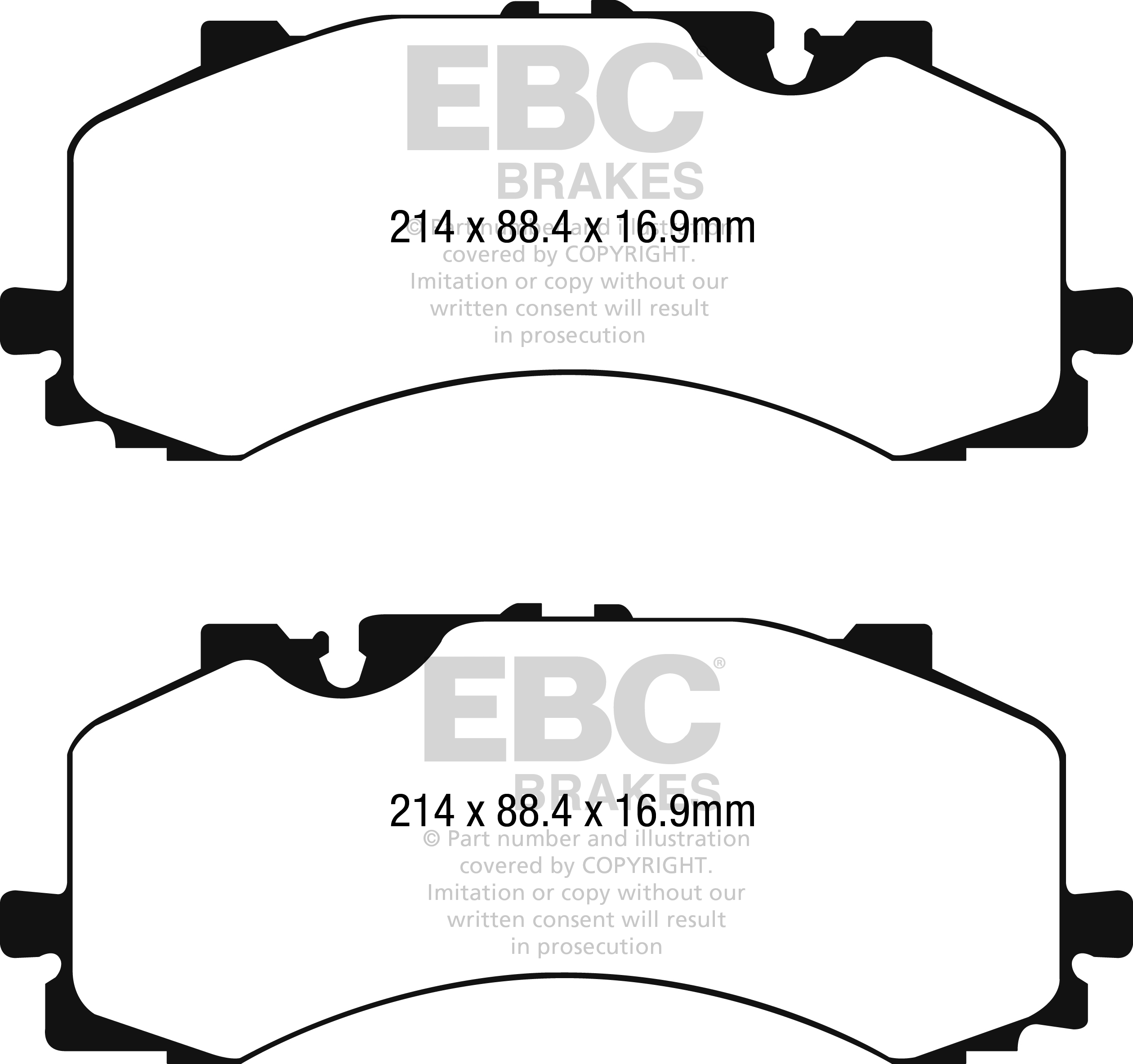 EBC Yellowstuff Bremsbeläge hinten