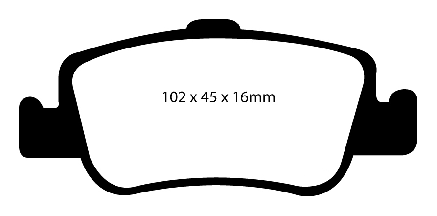 A1949 EBC Greenstuff Brake pads rear