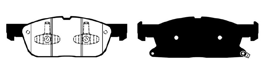 EBC Blackstuff Brake pads front