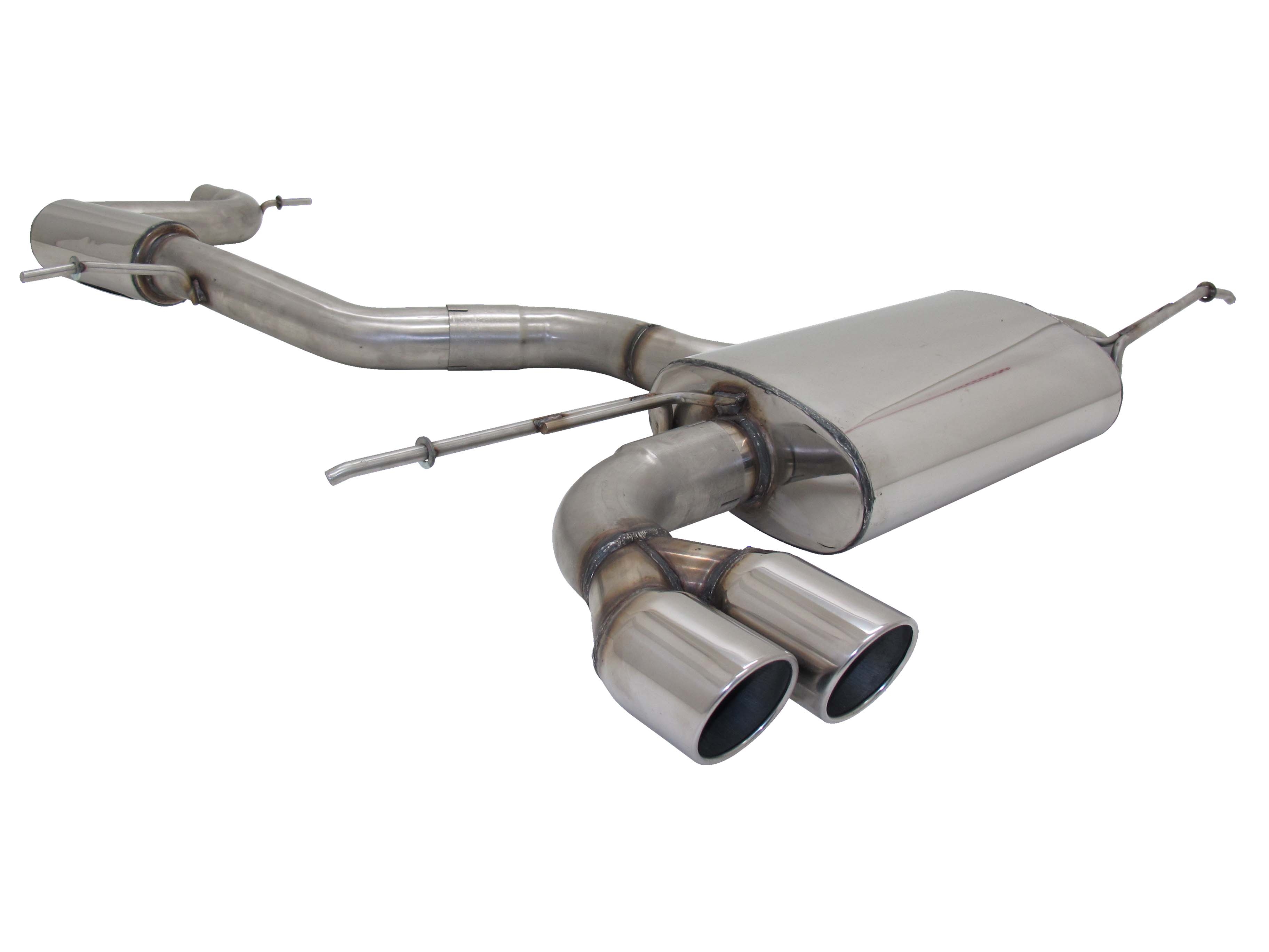 Novus Gruppe A Auspuffanlage 2x 76mm SR-Design