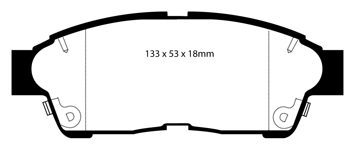 EBC Yellowstuff Brake pads front