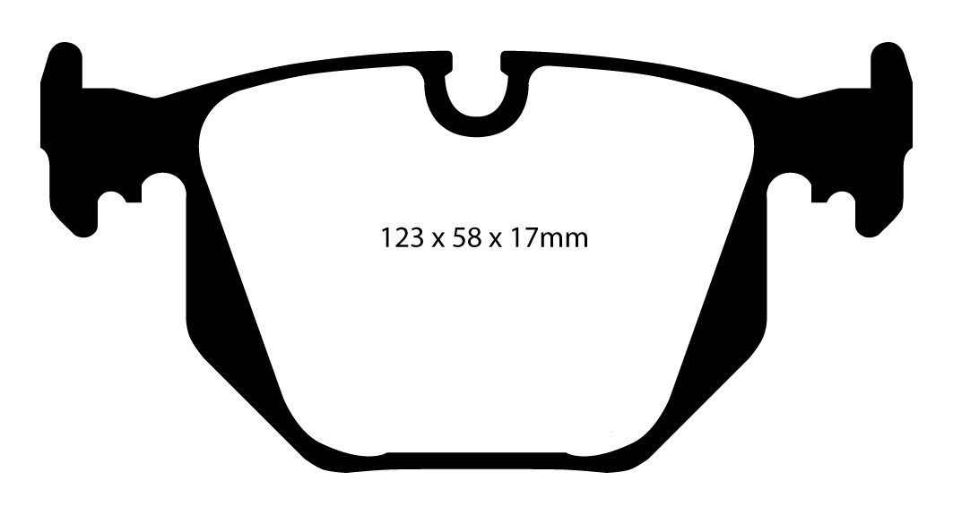 A1450 EBC Yellowstuff Bremsbeläge hinten