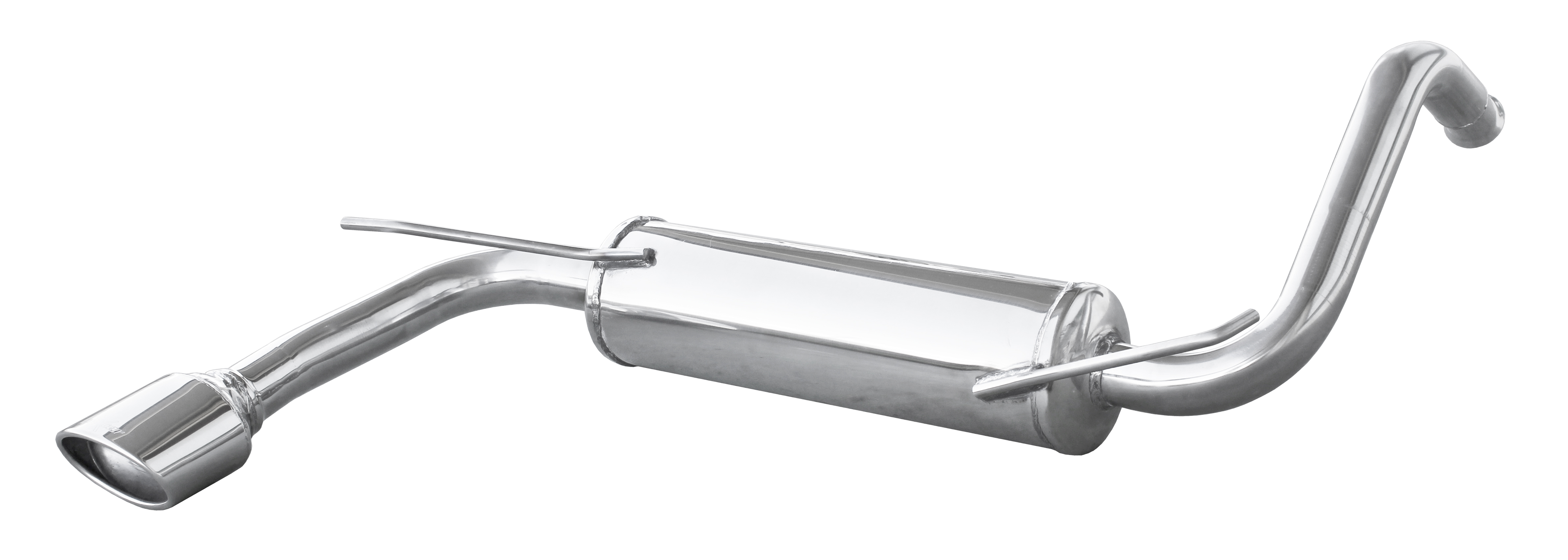 TOAY-01-120 Inoxcar Endschalldämpfer 1x 120x80mm oval