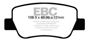 EBC Blackstuff Bremsbeläge hinten
