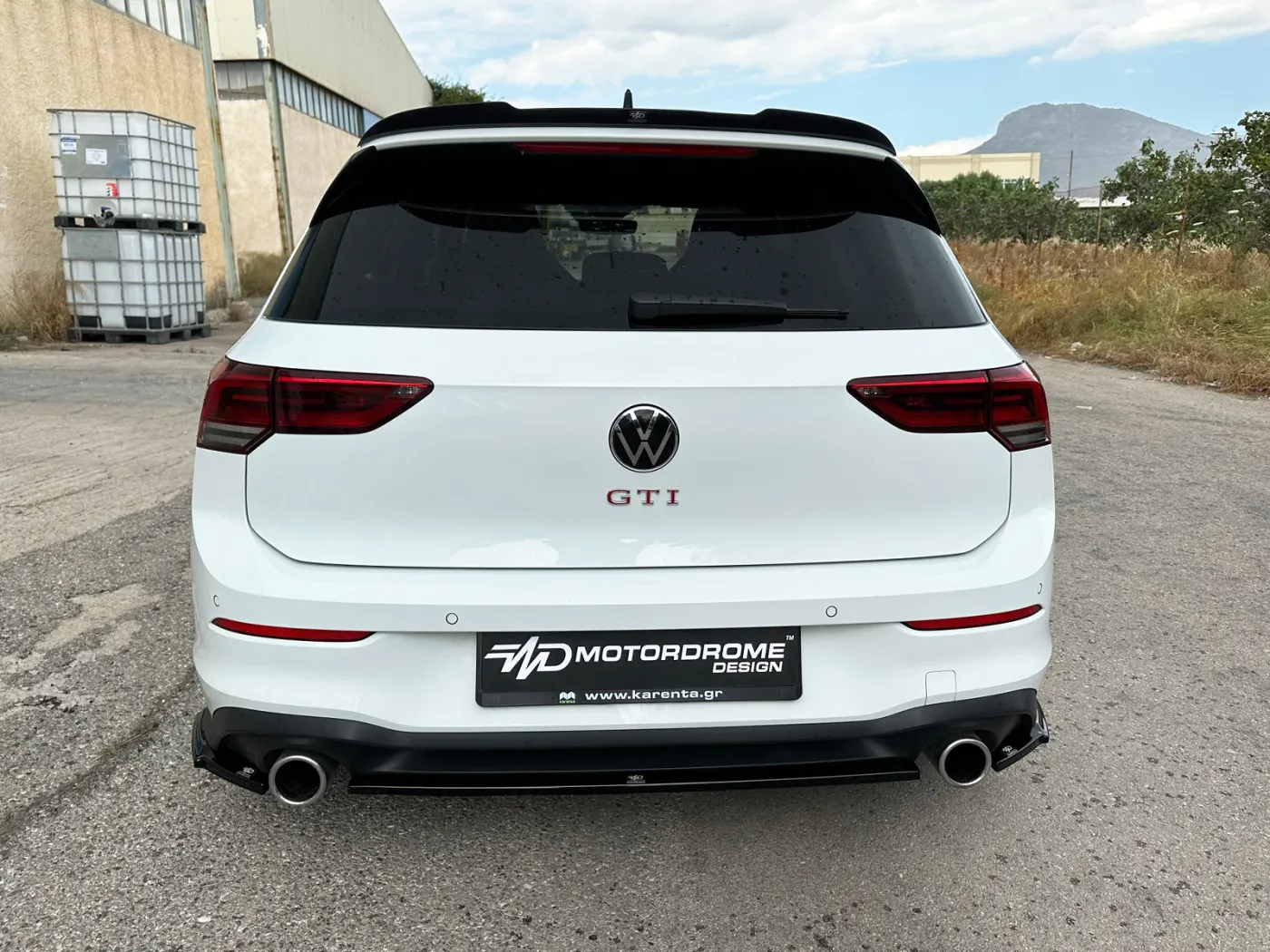 Motordrome mittlerer Splitter hinten