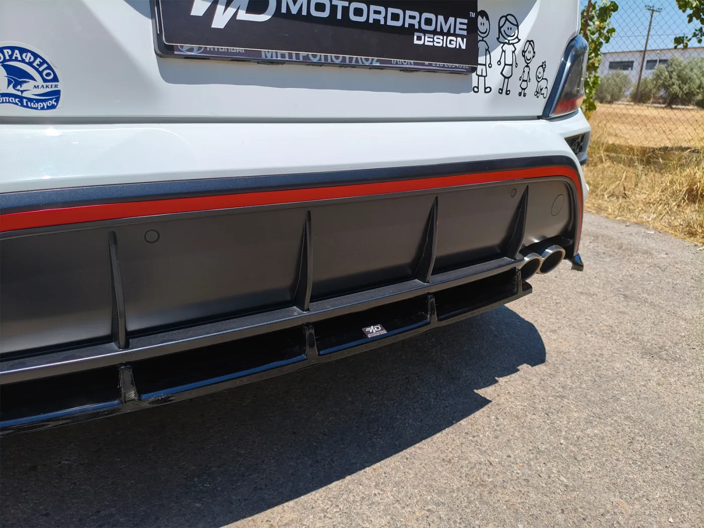 Motordrome Heck Splitter Motordrome Heck Splitter