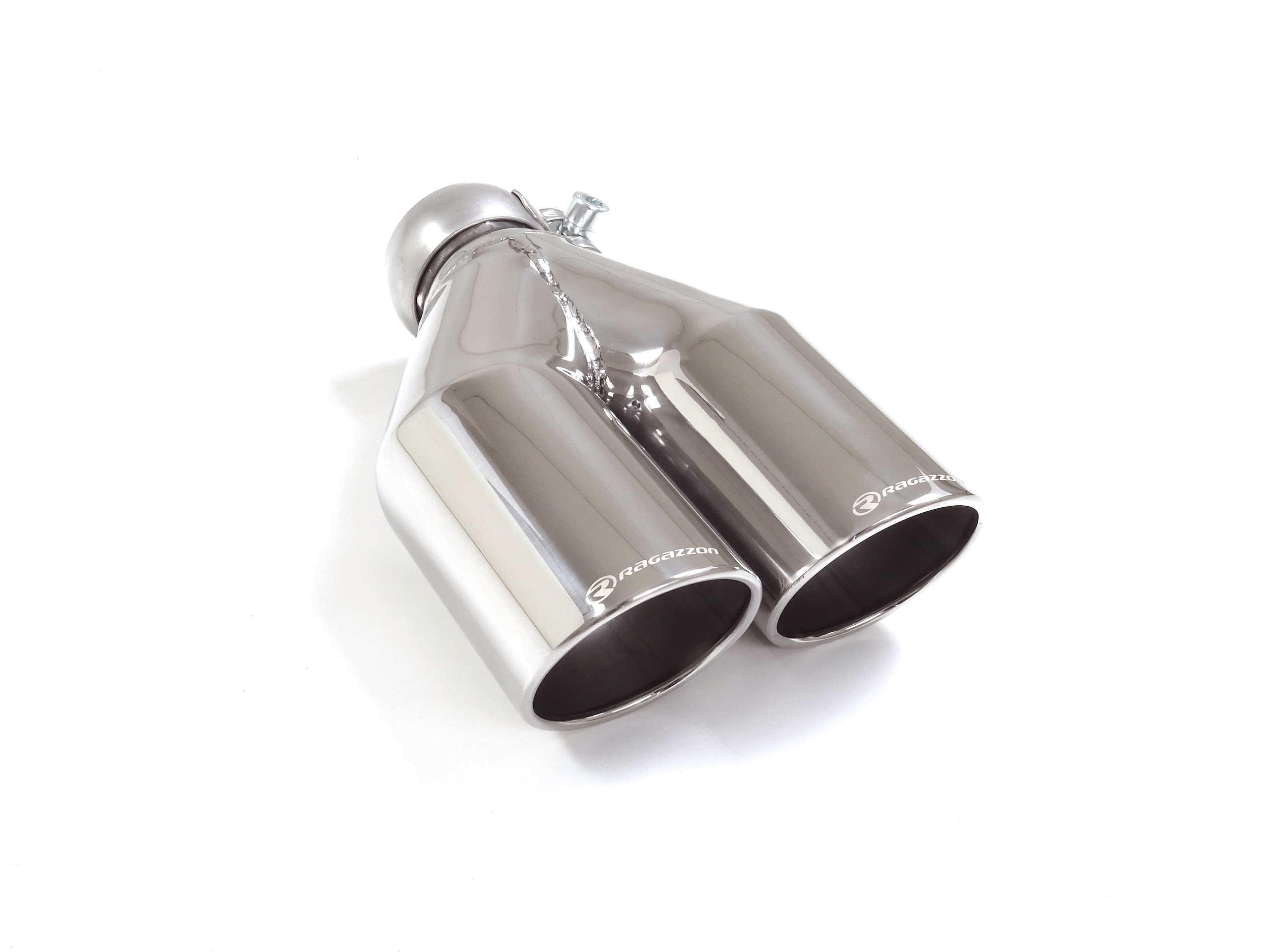 Ragazzon Endrohr 2x 80mm rund Sport Line