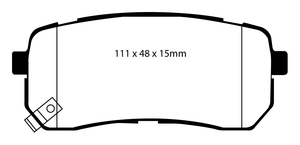 A1814 EBC Blackstuff Bremsbeläge hinten