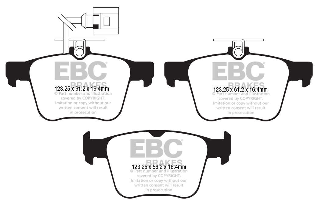 A2295 EBC Yellowstuff Bremsbeläge hinten