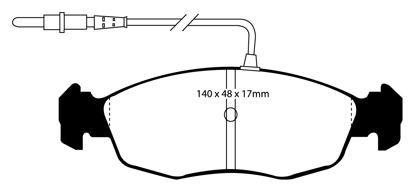A0948 EBC Bluestuff NDX Rennbremsbeläge vorne