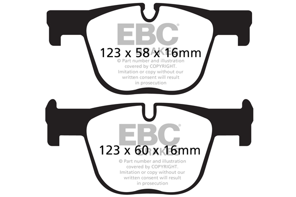 A2131 EBC Blackstuff Brake pads rear