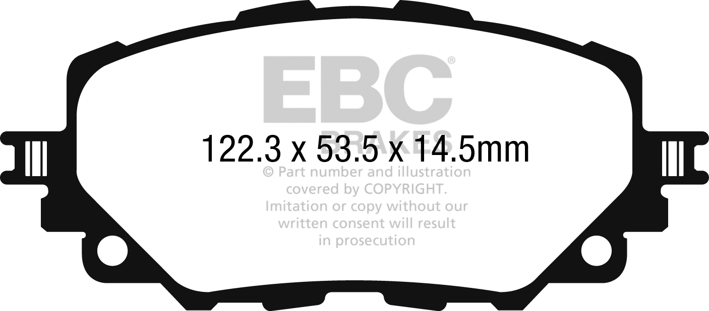 EBC Yellowstuff Bremsbeläge vorne