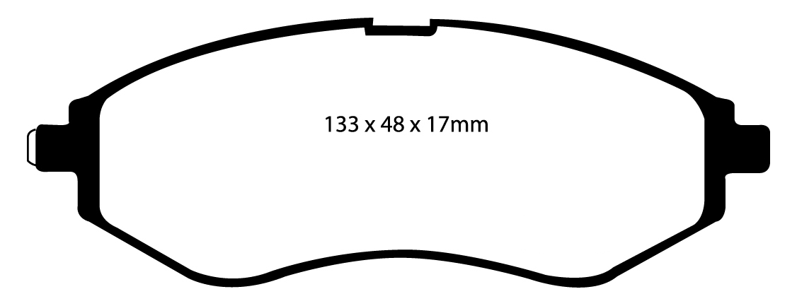 A1213 EBC Blackstuff Bremsbeläge vorne