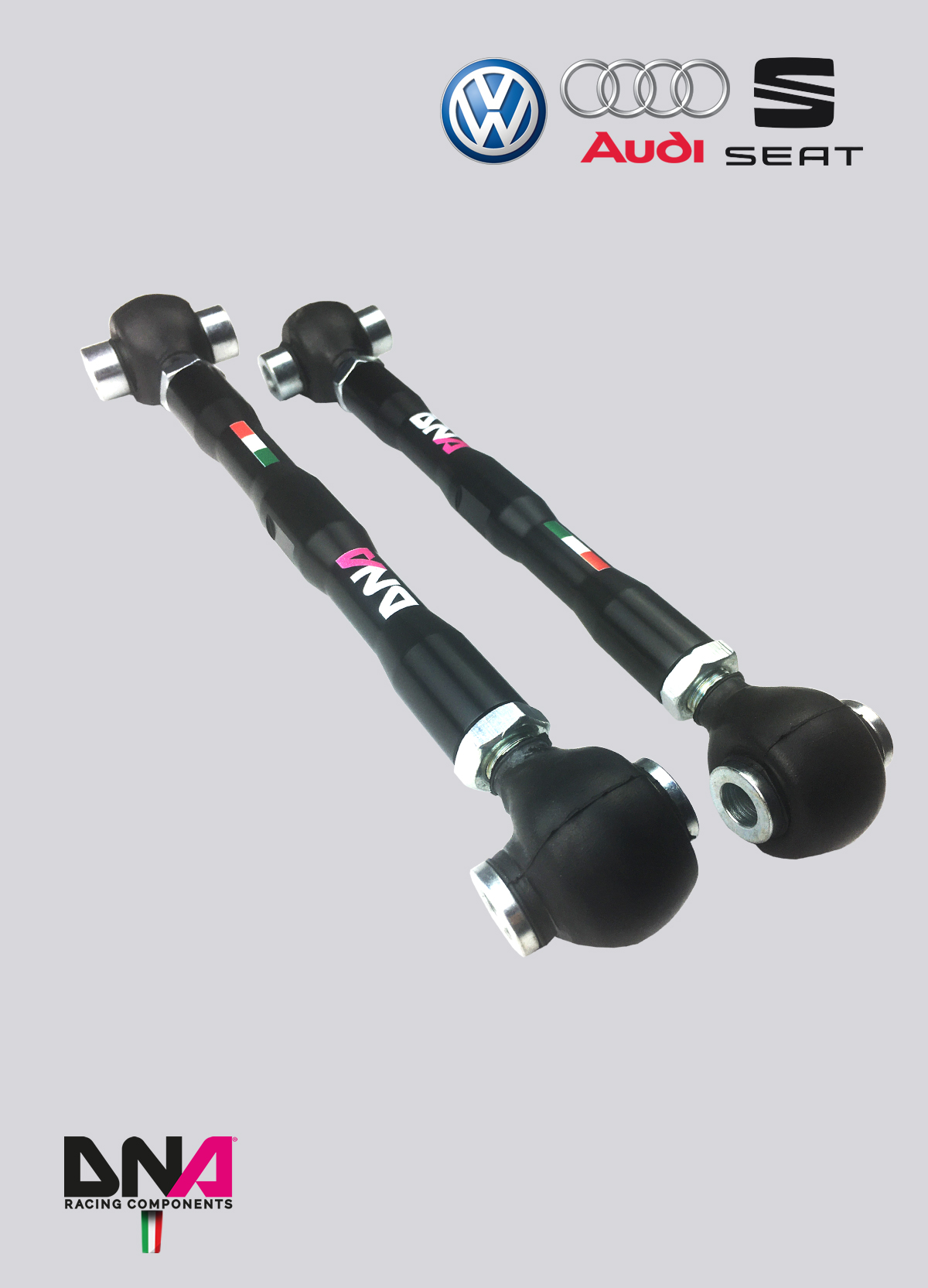 PC1163-2 DNA Racing Versteifungsstrebe hinten verstellbar