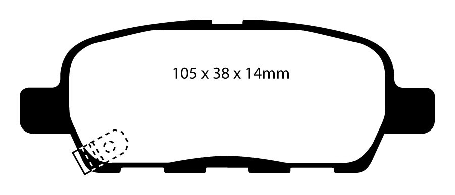 EBC Yellowstuff Brake pads rear
