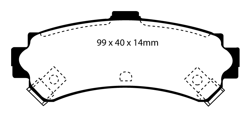 A1067 EBC Greenstuff Bremsbeläge hinten